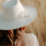Sombrero Novia Orquídea