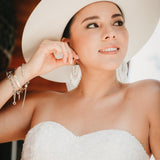 Arete Tortolito Blanco