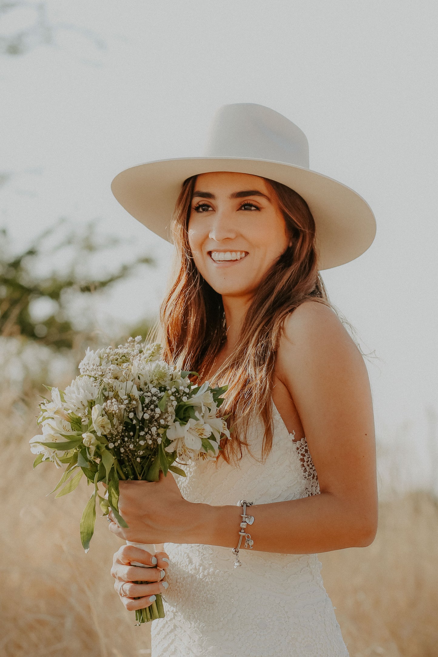 Sombrero Novia Lobelia