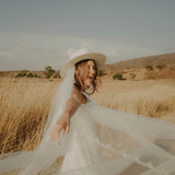 Sombrero Novia Orquídea