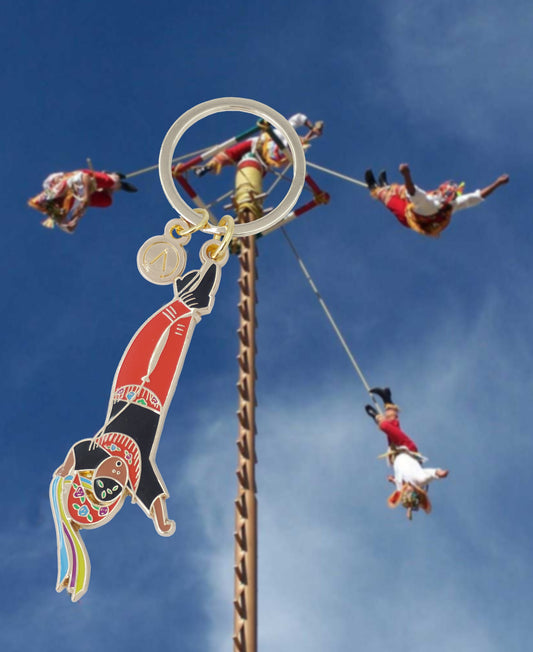 Llavero Volador de Papantla