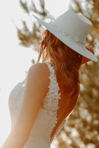 Sombrero Novia Lobelia