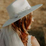 Sombrero Novia Orquídea