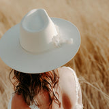 Sombrero Novia Orquídea