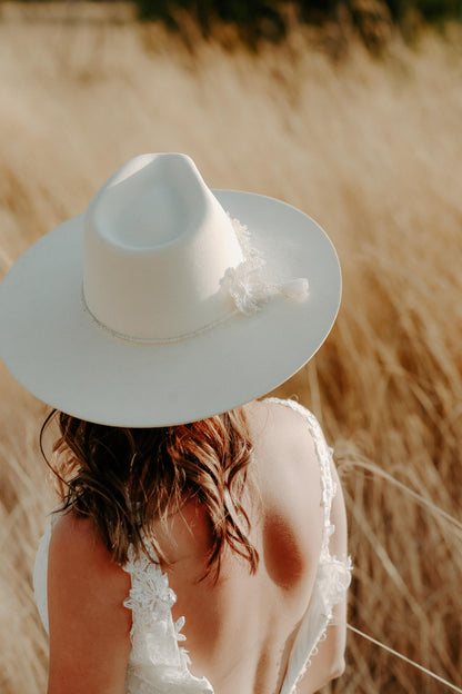 Sombrero Novia Orquídea